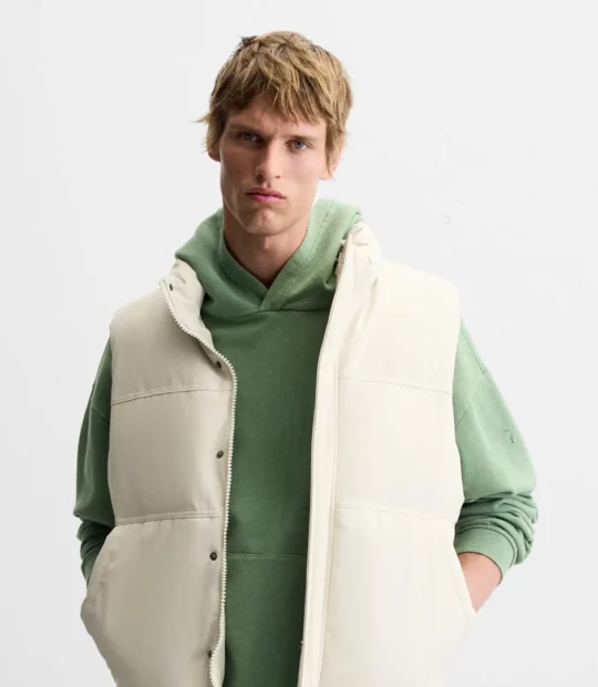 Rubberised Puffer Gilet